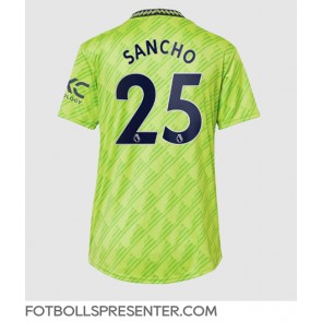 Manchester United Jadon Sancho #25 Tredje Matchtröja Dam 2022-23 Kortärmad